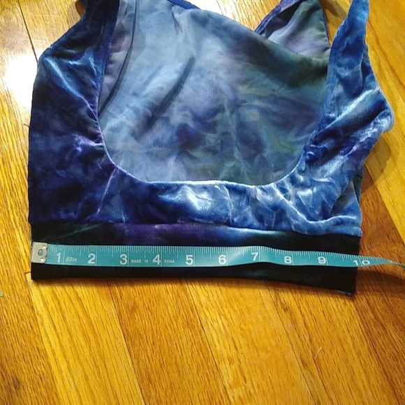 Tie dye velvet bellydance set - Picture 8 of 10